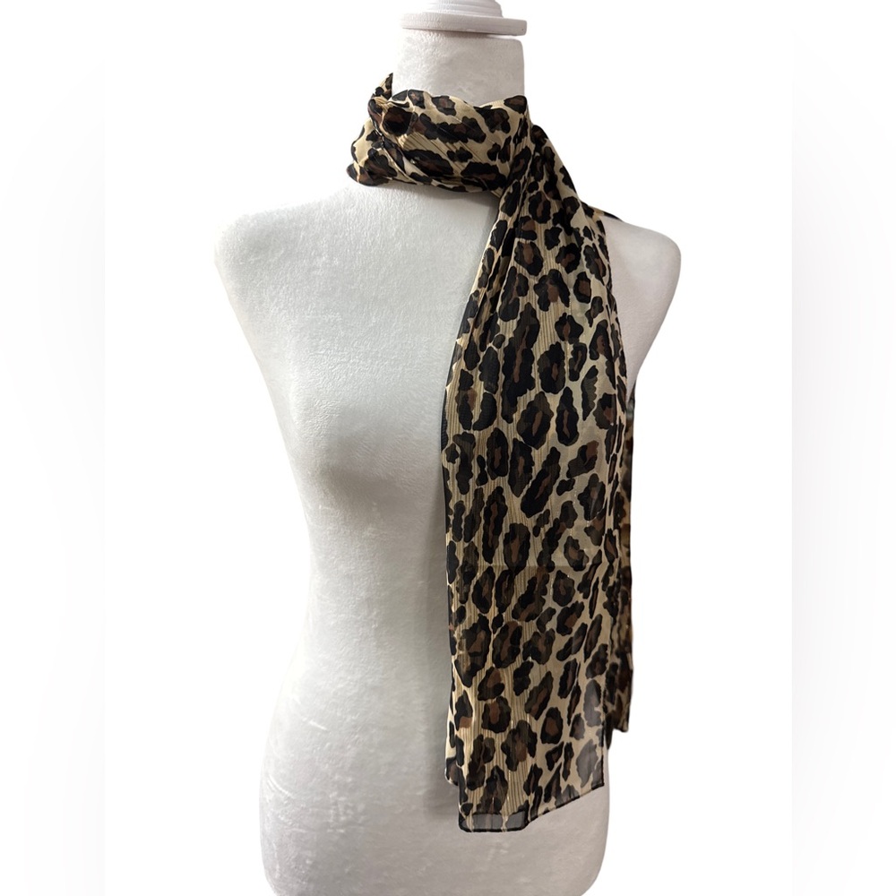 Leopard print ladies long scarf🐆